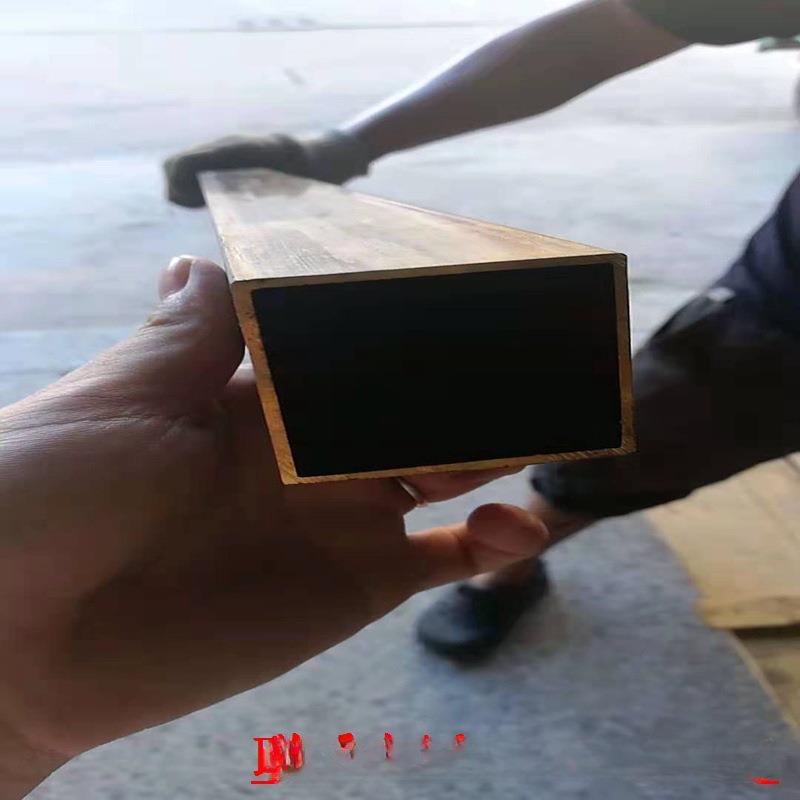 新款直销现货铜方管，H65黄铜方管圆管，25*25*3圆管，紫铜方管