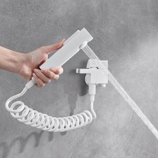 新款 直销白色增压马桶喷枪水龙头冲洗器家用厕所卫生间伴侣妇洗器