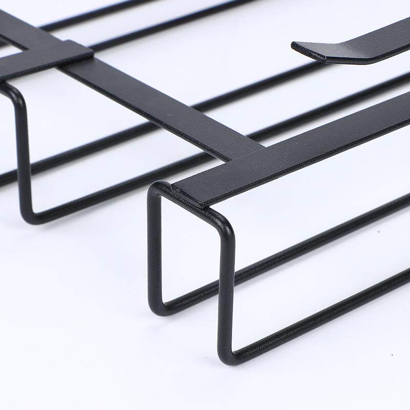 新款直销酒吧酒杯架 倒挂家用悬挂式酒柜红酒杯架 免打孔收纳架橱