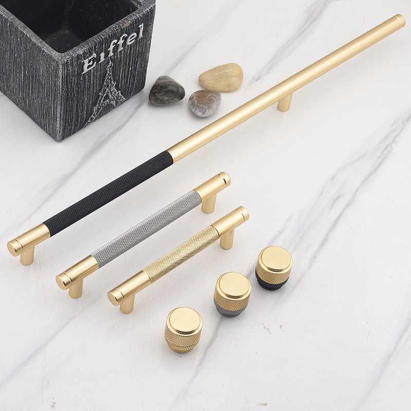 新款直销金色双色柜门拉手简约轻奢衣柜抽屉把手橱柜酒柜欧式电视