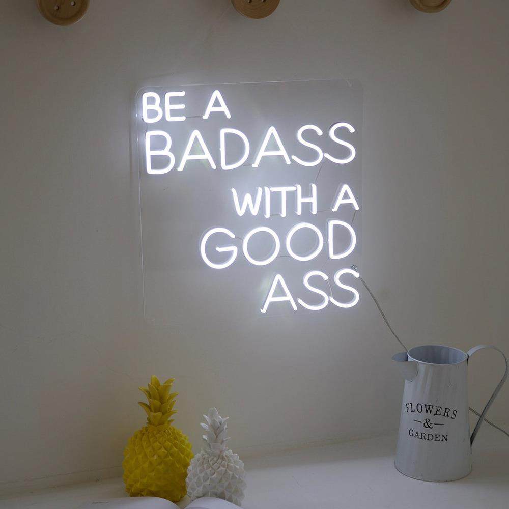 新款直销跨境英文字母霓虹灯发光字婚礼派对气氛装饰灯12V亚克力l