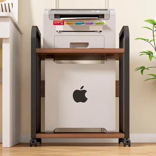 新款直销家用放置架打印机架子多层置物架简约可移动落地架子办公