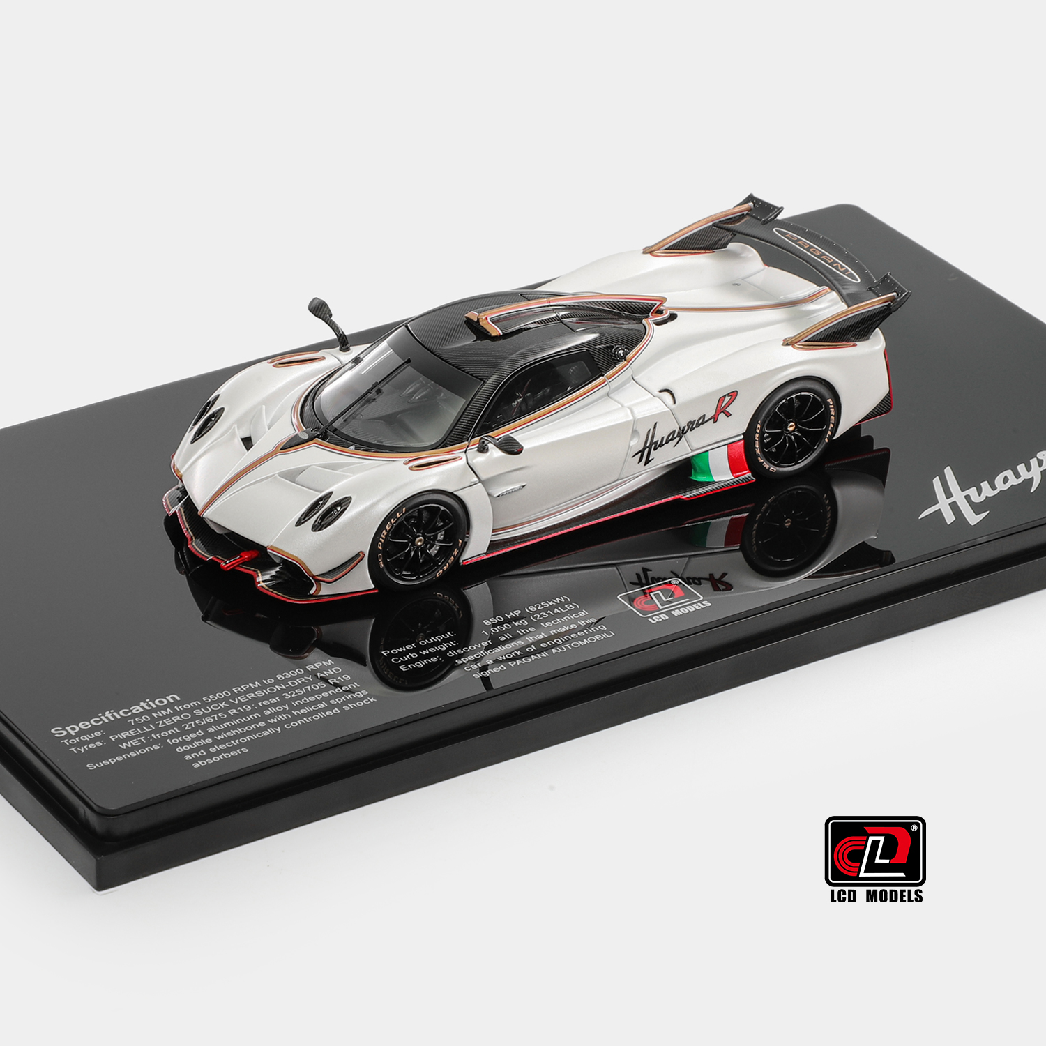 LCD 帕加尼 Pagani Huayra R 花雅 合金汽车模型1:43