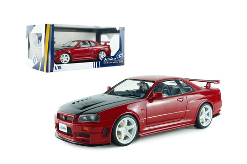 Solido 日产尼桑 GTR R34 1999 合金汽车模型可开两门收藏车模