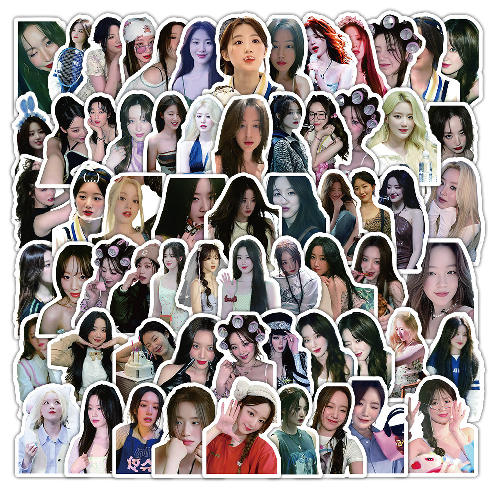 103贴韩系i-dle叶舒华贴纸个性搞笑头像表情包贴画明星周边物料贴