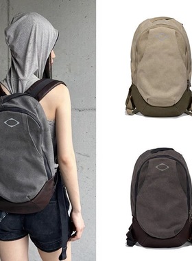 韩国新款 mschf25夏款水洗做旧工业复古拼接双肩包背包