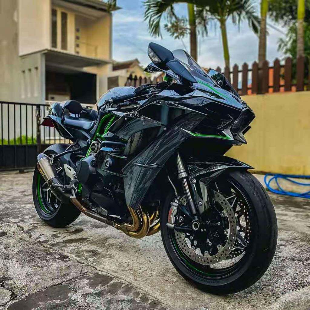 进口川崎H2摩托车国四400CC重机车v6跑车地平线赛车小忍者双杠