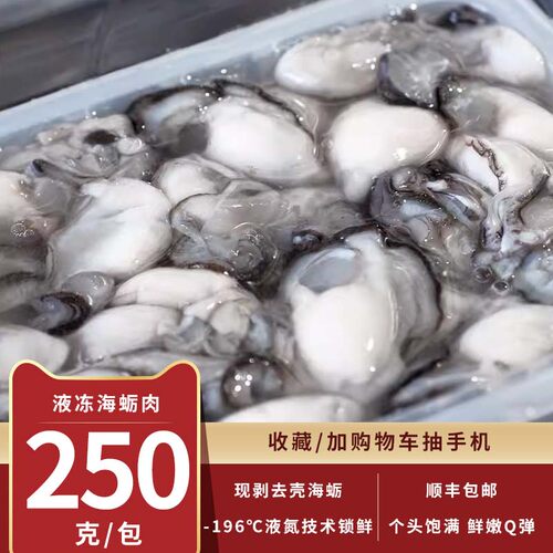 全液冻海蛎肉生蚝肉小海蛎