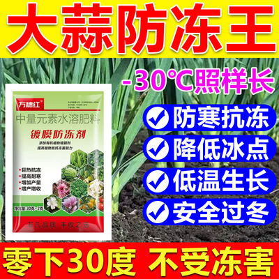 大蒜防冻液防冻剂大蒜防冻叶面肥耐寒增产降低冰点蔬菜果树防冻剂
