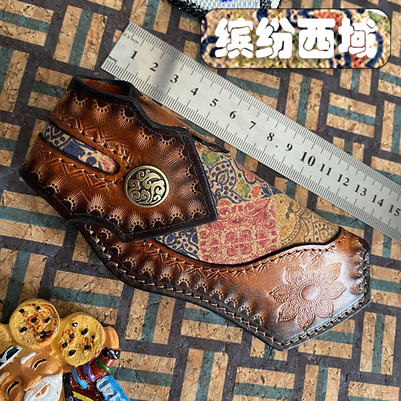 刀苑阁西域风情历史深厚折叠刀套