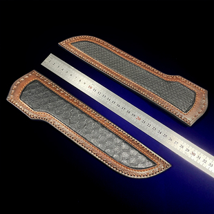 现货甄选植鞣牛皮直刀刀套收纳刀鞘腰带挂件随身携带户外保护刀刃