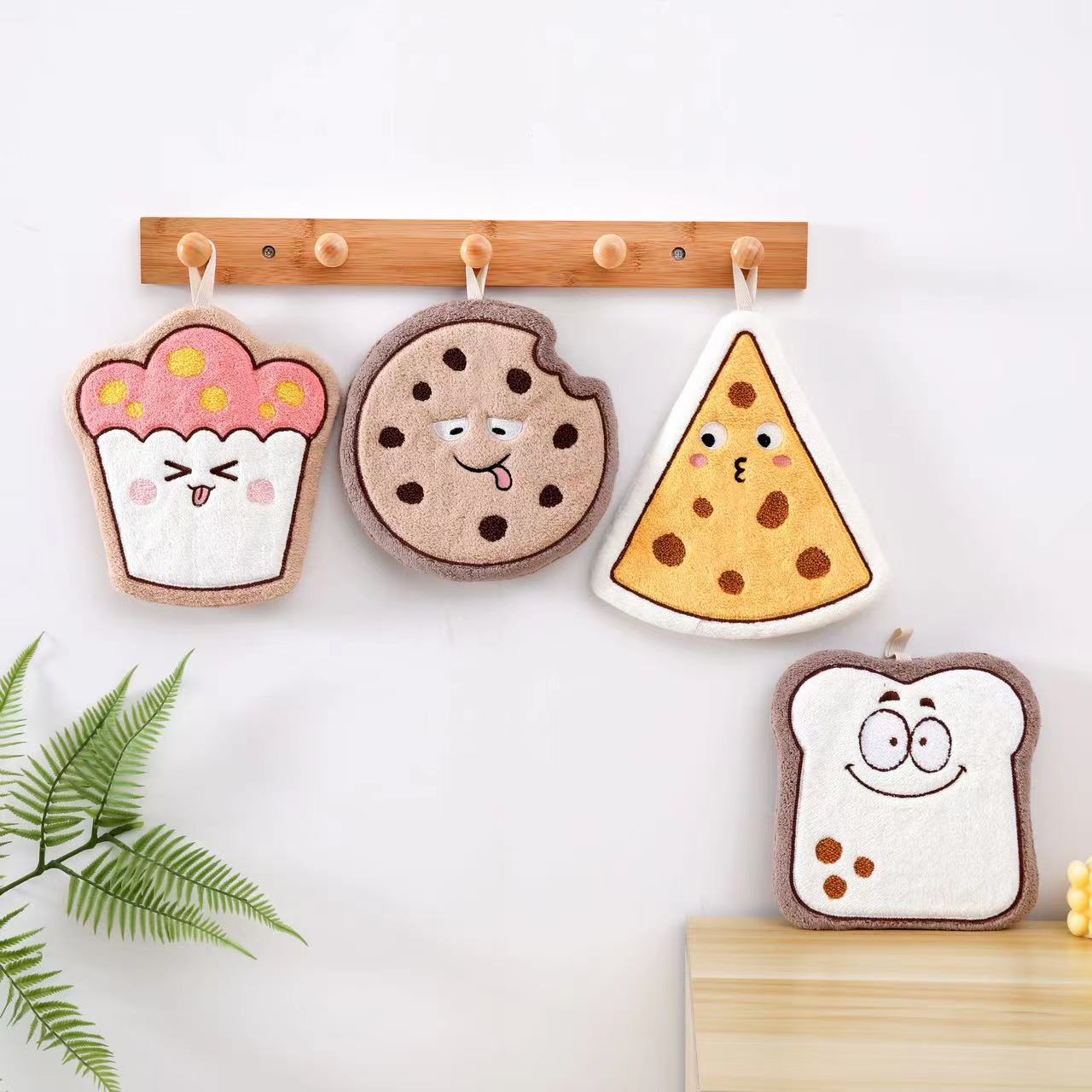 挂式珊瑚绒加厚速干擦手巾