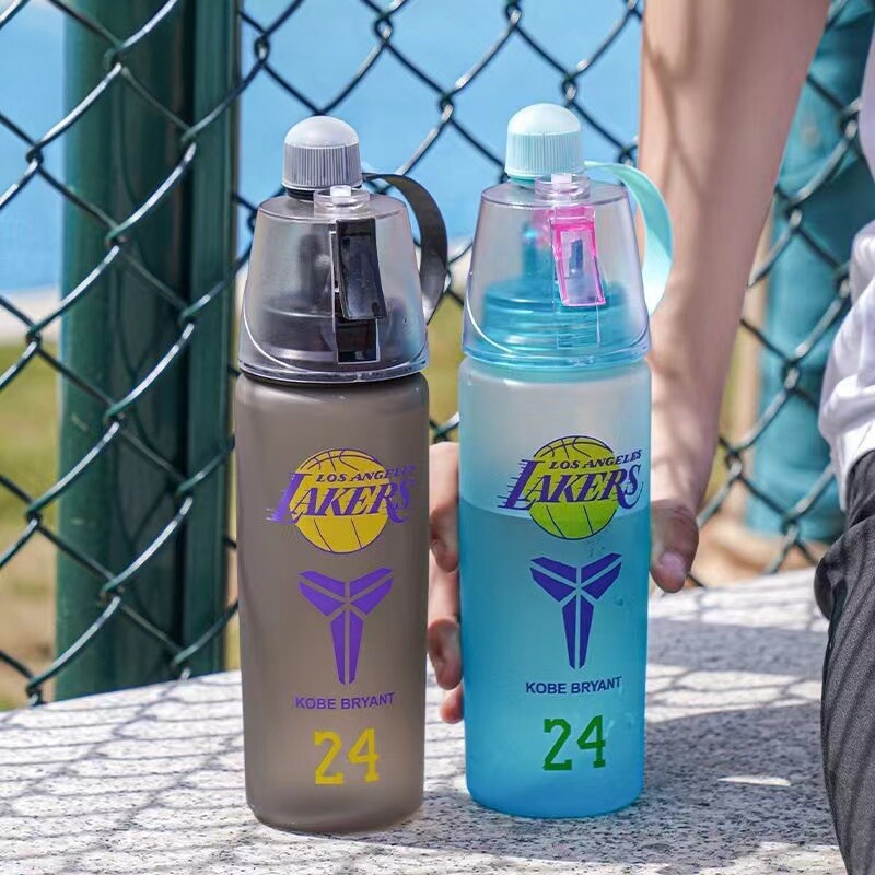 运动喷雾水杯科比夏天大容量便携