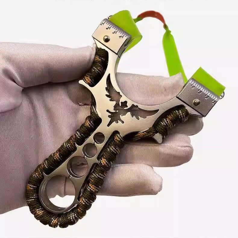 弹弓高精度枪式斑鸠王子新款弹弓大全不锈钢成人户外实战大威力高