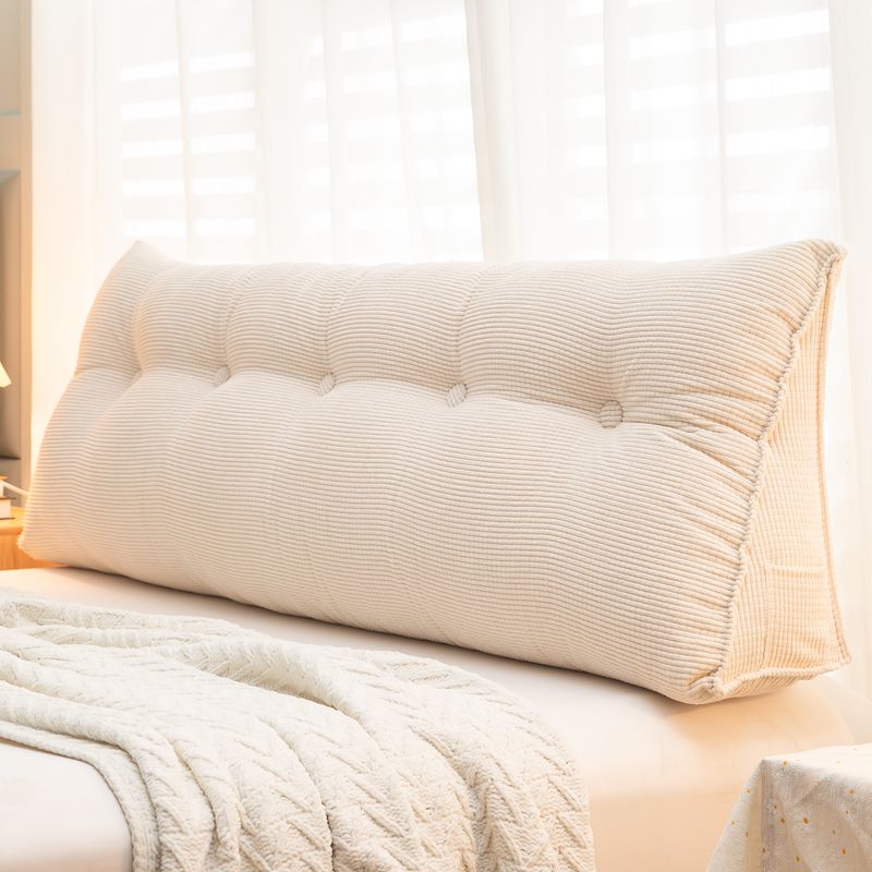 奶呼呼床头枕舒适倚靠简约护腰