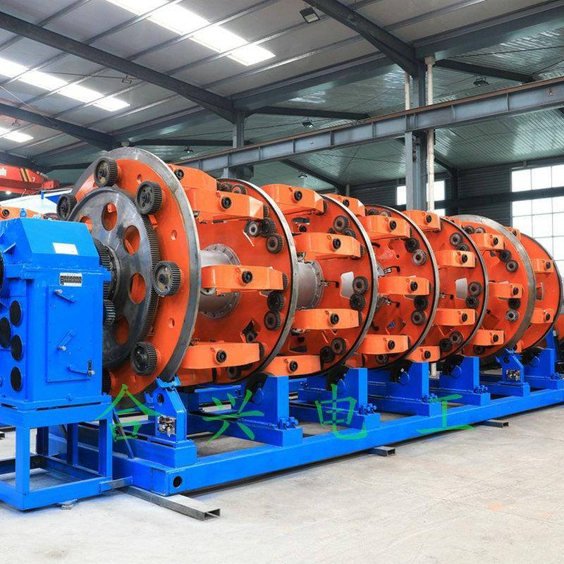 厂家供应48+48/500型钢丝装铠机笼绞机电线电缆设备绞线机