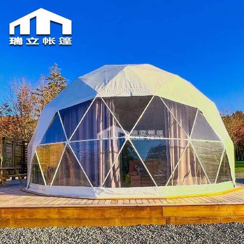 加拿大6米球形星空帐篷营地冬季保暖夏季隔热海边度假酒店帐篷