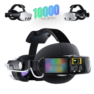 10000mAh唯美特quest3头戴quest3s续航头戴Meta头带头戴vr眼镜配件磁吸电池续航久换电方便舒适耐用呼吸灯