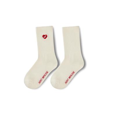 NEXT IMPULSIVE下一个冲动 品牌定制 黑/白袜子