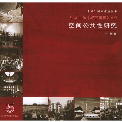 正版包邮空间公共性研究—城市建筑于雷 著东南大学出版社9787810899086