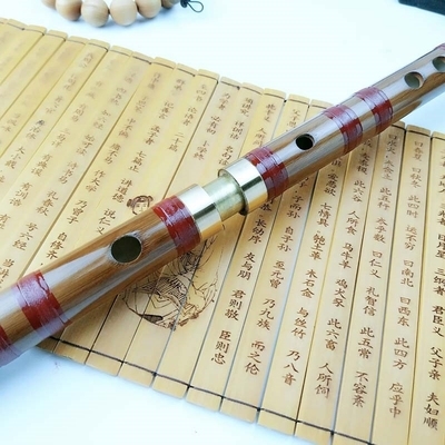 乐器便携式小型横吹萧笛子基础入g门初学者横吹乐器竖笛哨笛