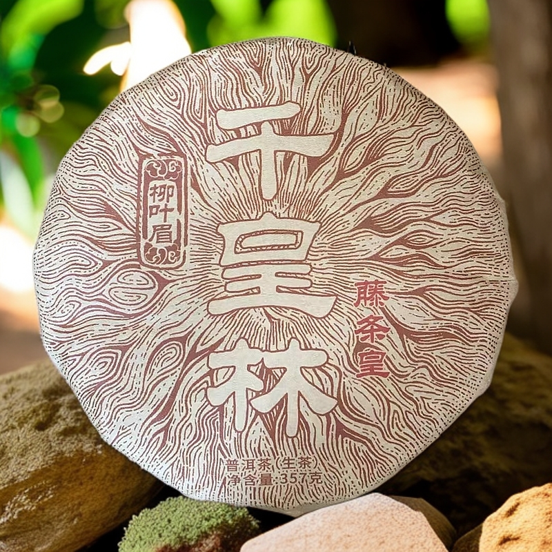 2021年 柳叶眉 藤条茶皇 千皇林 青饼 357g/片