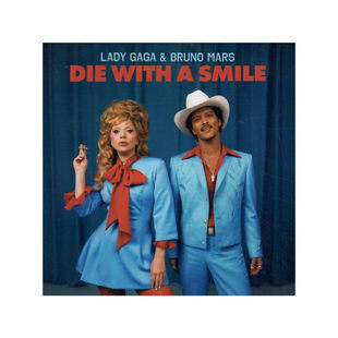 Gaga嘎嘎联手火星哥 Die With 欧版 Smile Lady CD唱片 进口