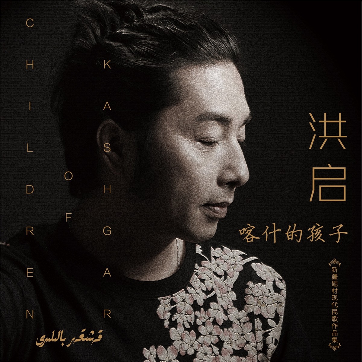 官方正版 洪启 新疆题材现代民歌作品集 喀什的孩子 摇滚cd唱片