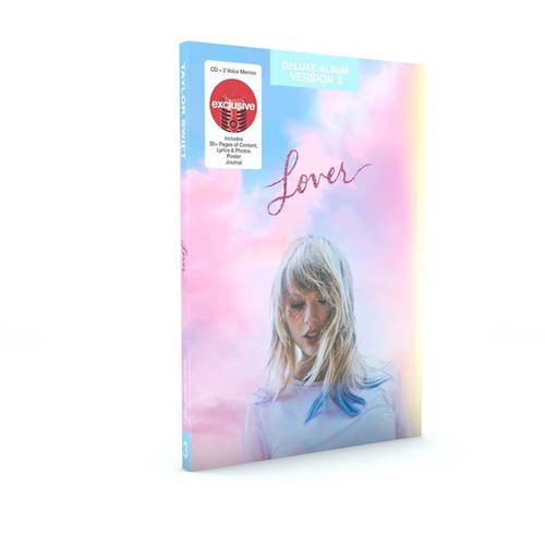 美版泰勒TaylorSwift专辑恋人Lover豪华版3霉霉日记本 限定CD唱片