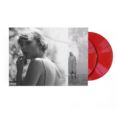 原装进口 泰勒斯威夫特Taylor 民间故事folklore 美版限量红胶2LP