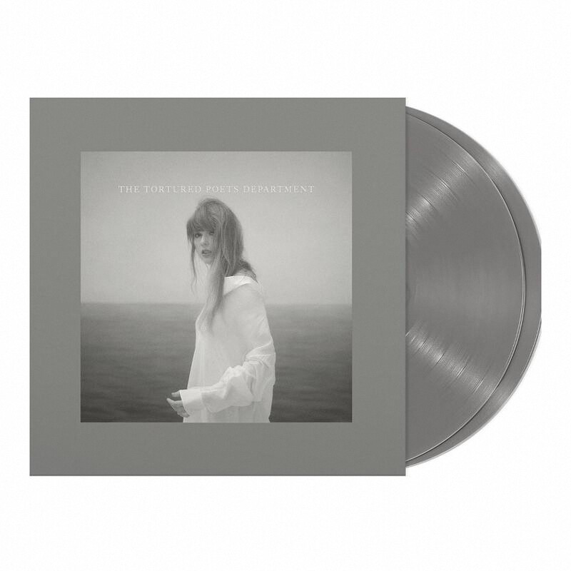 进口 TaylorSwift泰勒 苦难诗社TTPD 信天翁版 美版灰黑胶唱片2LP