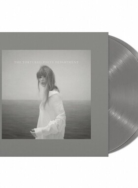 进口 TaylorSwift泰勒 苦难诗社TTPD 信天翁版 美版灰黑胶唱片2LP