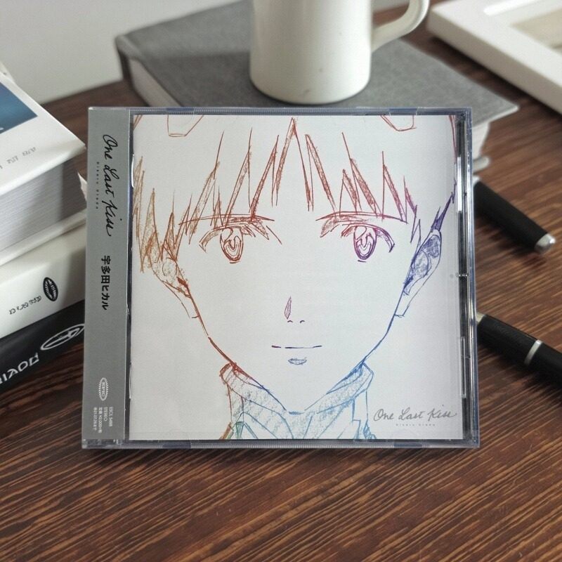 日版进口 宇多田光专辑One Last Kiss最终一吻 EVA通常盘CD唱片碟