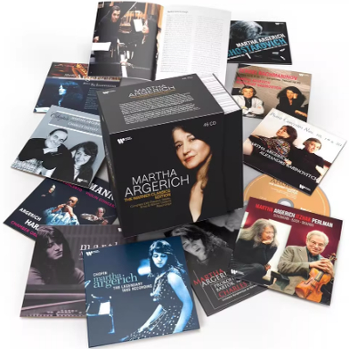 欧版进口Martha Argerich阿格里奇 钢琴女王专辑46CD华纳录音全集