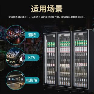 厂促啤酒柜双门冷藏展示柜三门冰箱超市保鲜柜四门饮料柜商用冷品