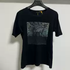 Ready to Ship! Non-Undercover 06Sst Period Black Archive Print Navy Blue Short-Sleeve T-Shirt