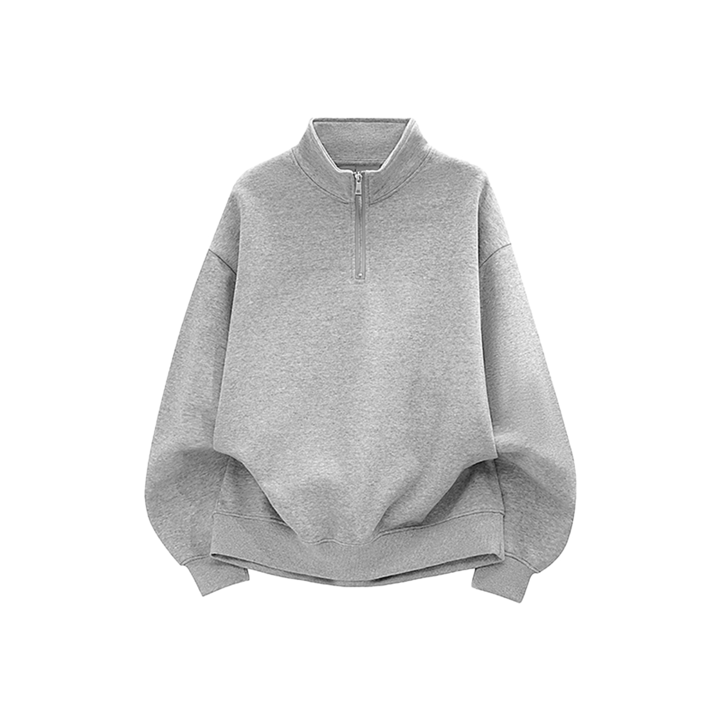 400G重磅半拉链立领卫衣廓形上衣