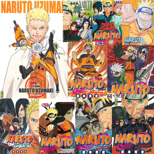 火影忍者杂志海报鸣人佐助动漫墙贴学生房间卧室墙面背景装 饰布置