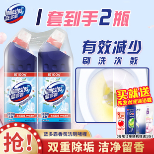蓝多霸洁厕啫喱马桶清洁剂洁厕灵厕所除垢亮白泡泡马桶清洁剂