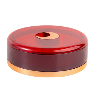 糖果盒中式果盘乔迁之喜干果盘瓜子收纳盒过年坚果零食摆放盘分格