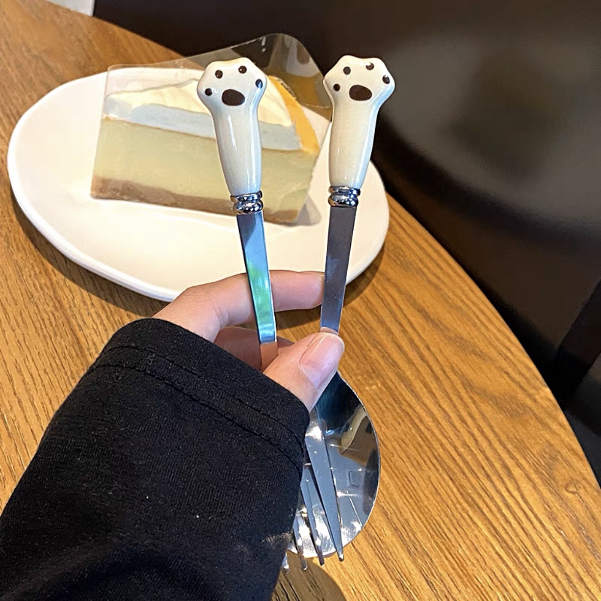 【喵喵餐具】超可愛三件套