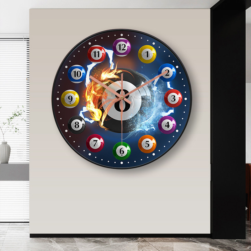 店铺logo来图定制DIY个性挂钟