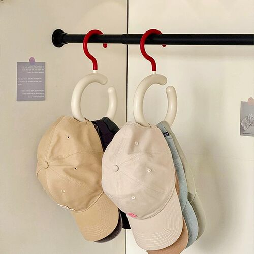 挂帽子收纳神器圆环衣架不变形鸭舌棒球帽多功能衣柜内衣帽展示架