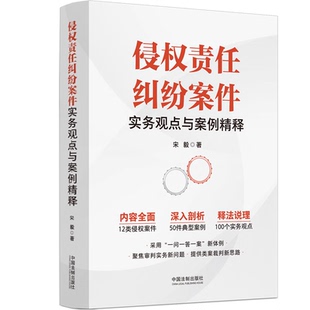 正版侵权责任纠纷案件实务观点与案例精释 宋毅著 中国法治出版社