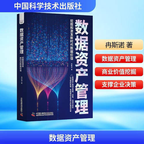 正版数据资产管理 挖掘和激发新时代数据价值 冉斯诺著 科学技术出版社 企业数据资产管理书籍