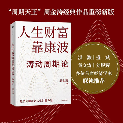 正版人生财富靠康波 涛动周期论 理解经济周期与人生命运财富的关系 周金涛著 抓住康波 金融投资理财书籍