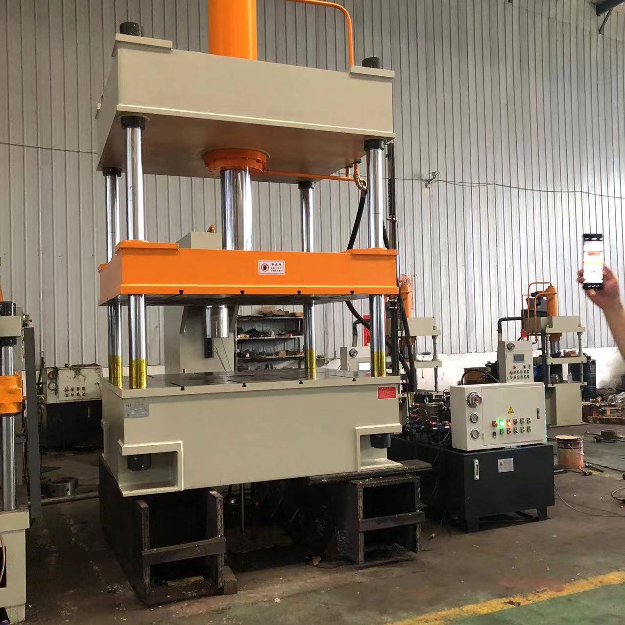 山东订制32-280吨四柱三梁压力机不锈钢餐具拉伸机630吨液压机