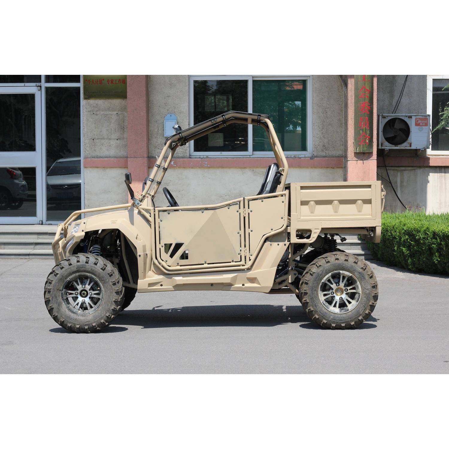 厂家直销400cc越野车4X4全地形车农用车成人沙滩车UTV带挂斗车