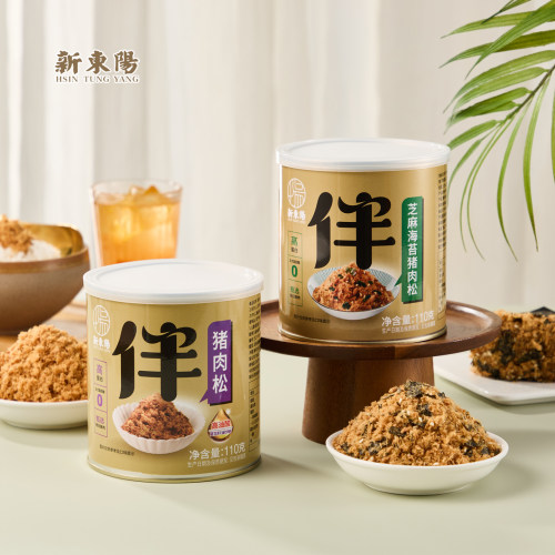 新东阳猪肉松高油酸110g罐装