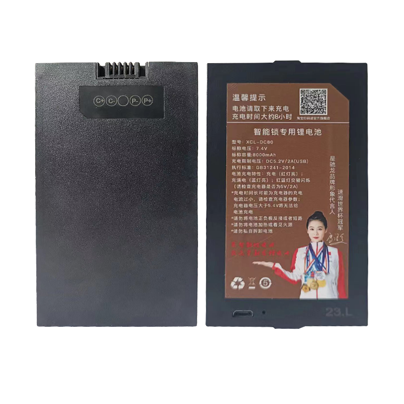 星驰龙家用智能门锁专用锂电池大容量指纹锁电池通用密码锁电池